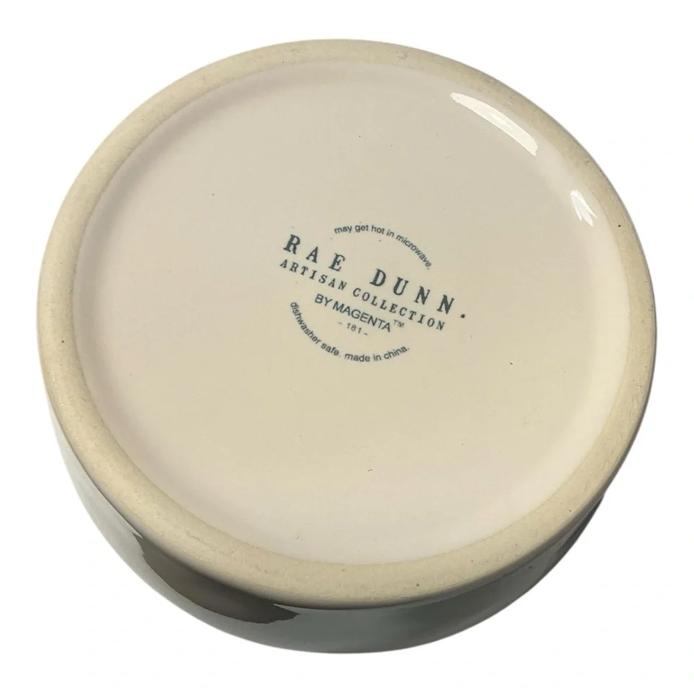 Rae Dunn CHEER Holiday Bowl Artisan Collection by Magenta Christmas Red White
